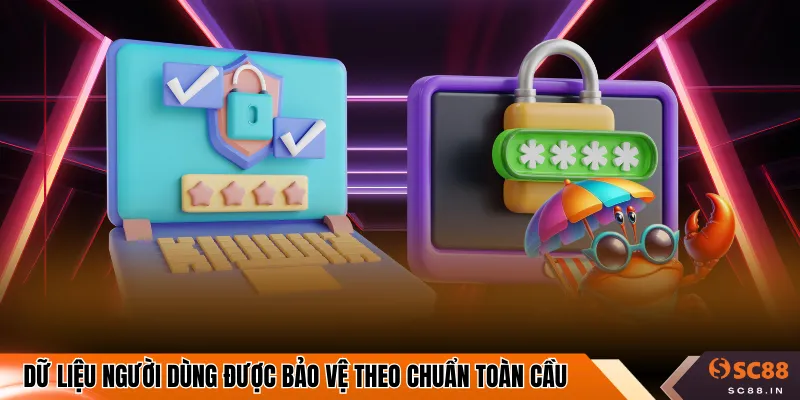 Dữ liệu người dùng được bảo vệ theo chuẩn toàn cầu
