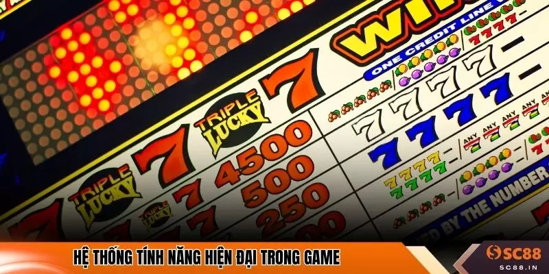 Hệ thống tính năng hiện đại trong game