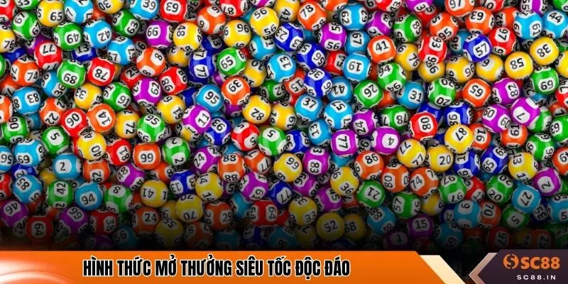Hình thức mở thưởng siêu tốc độc đáo