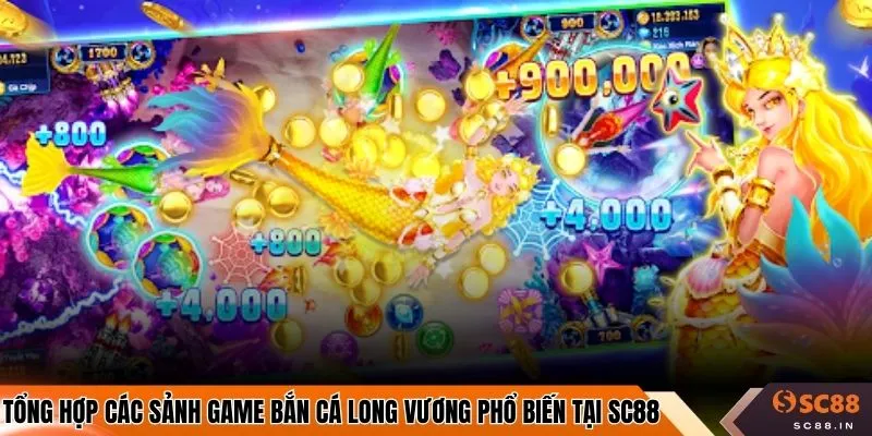 Tổng hợp các sảnh game bắn cá long vương phổ biến tại SC88